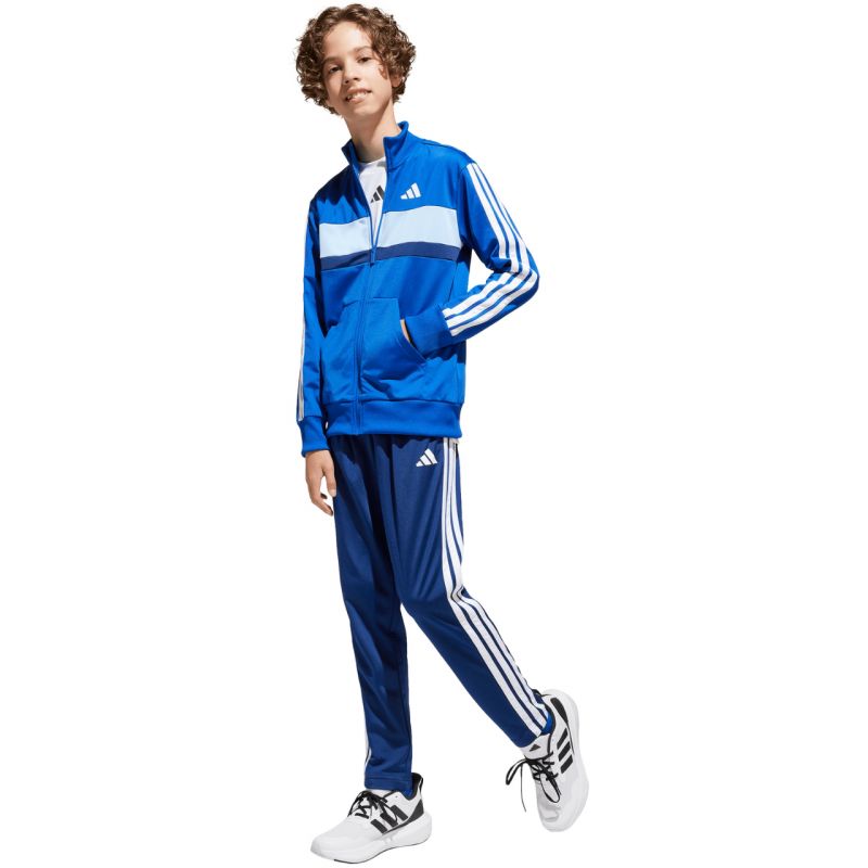 adidas Seasonal Essentials Tiberio 3-Stripes Jr JC7518 tracksuit edzőruha