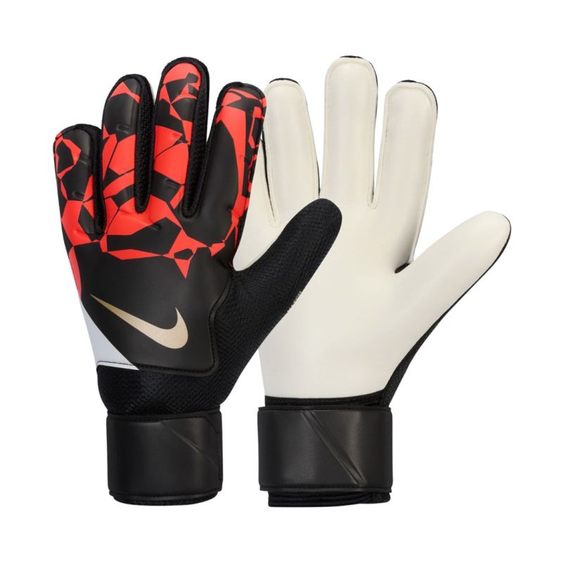 Nike Match Goalkeeper Gloves Black and Red 011 piros kesztyű 16101510