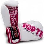TOP TEN "Woman" Boxing Gloves 10 oz biało - różowy kesztyű