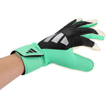 Adidas Predator Training Kids' Goalkeeper Gloves Green and Black fekete kesztyű KE9706