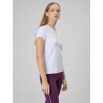 4F Women's slim plain T-shirt póló 4FRAW25TTSHF3623-10S