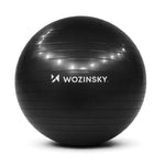 Wozinsky Gymnastic Exercise 65 cm - Black fekete labda 304004-195523