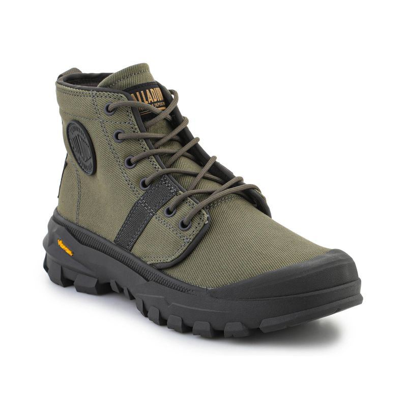 Palladium Men's Pallarider Legacy 04635-345-M Night oliva utcai cipő