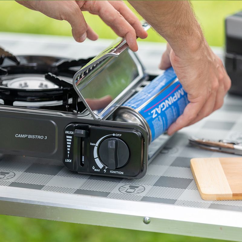 Campingaz Camp Bistro 3 2200 W Gas Stove fekete kabát