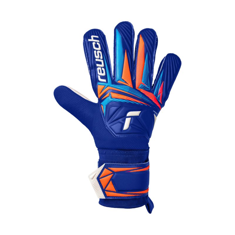Reusch Attrakt Starter Solid Goalkeeper Gloves 5670514 kék kapuskesztyű