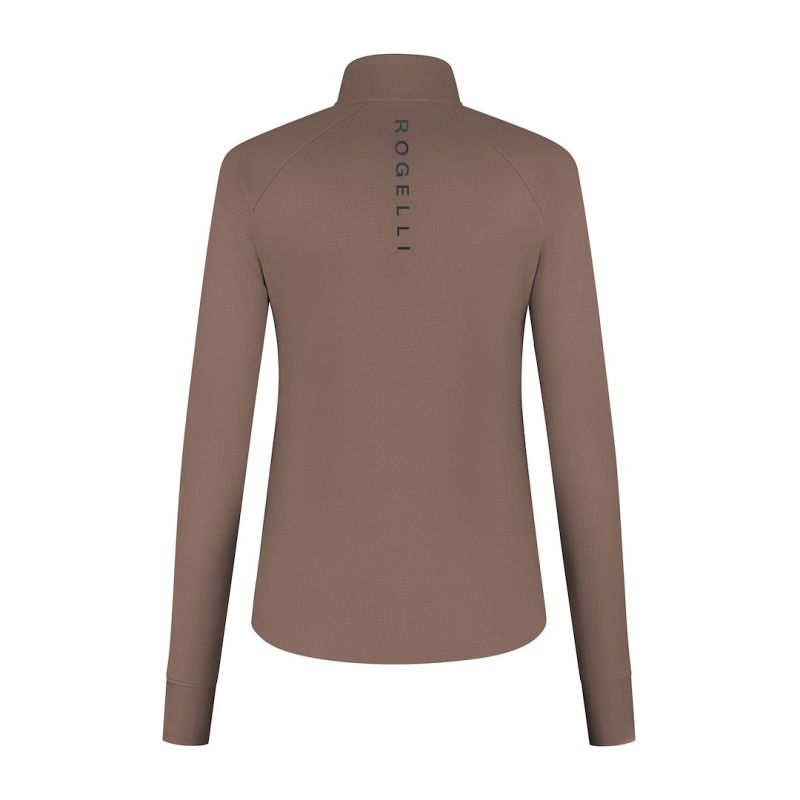 Rogelli ESSENTIAL mocha running sweatshirt kerékpáros ruha SIRR2010002.960.L