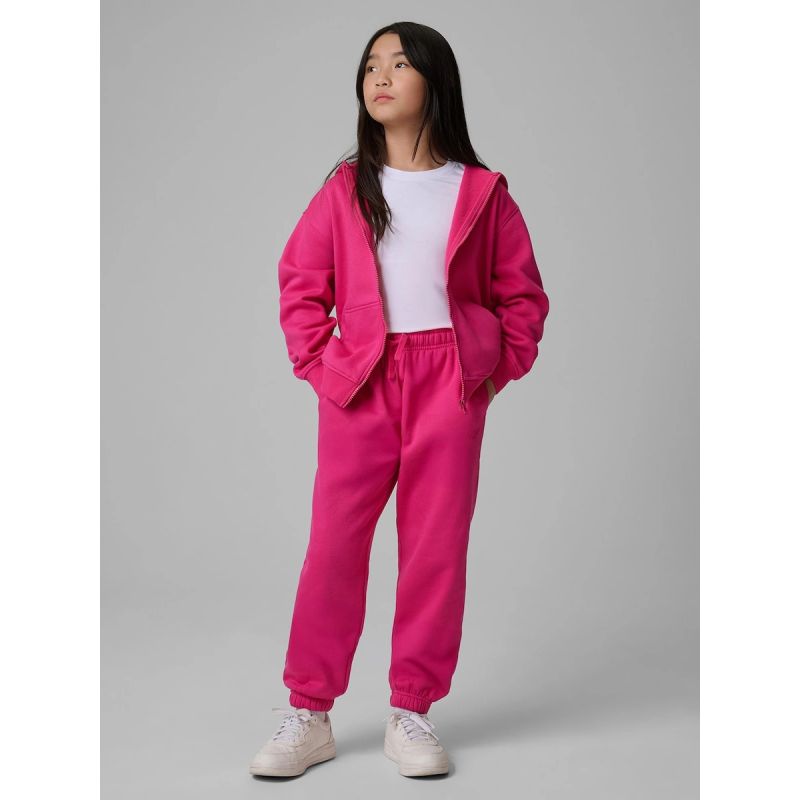 Girls' loose sweatshirt with hood 4F 4FJRSS26TSWSF2715-54S 158/164 sweatshirts