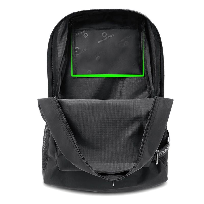 Rockbros H10-BK sports foldable backpack 18 l - black fekete hátizsák