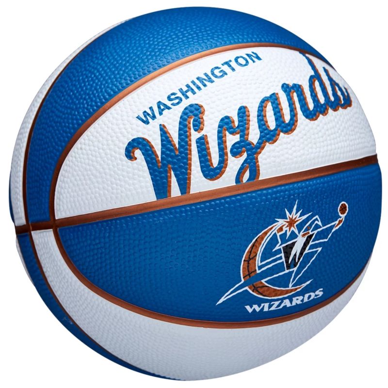 Wilson Team Retro Washington Wizards Mini Ball WTB3200XBWAS basketball labda