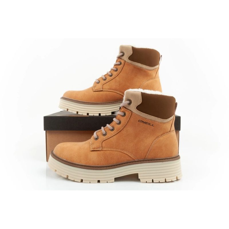 O'Neill winter boots women's hiking boots ankle boots insulated fashionable brown barna cipő
