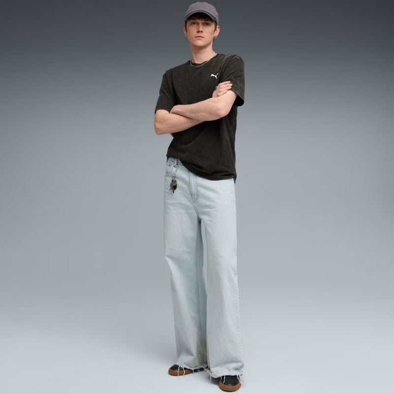 4f Puma Ess Elevated Relaxed Wash Tee M 688048 01 póló