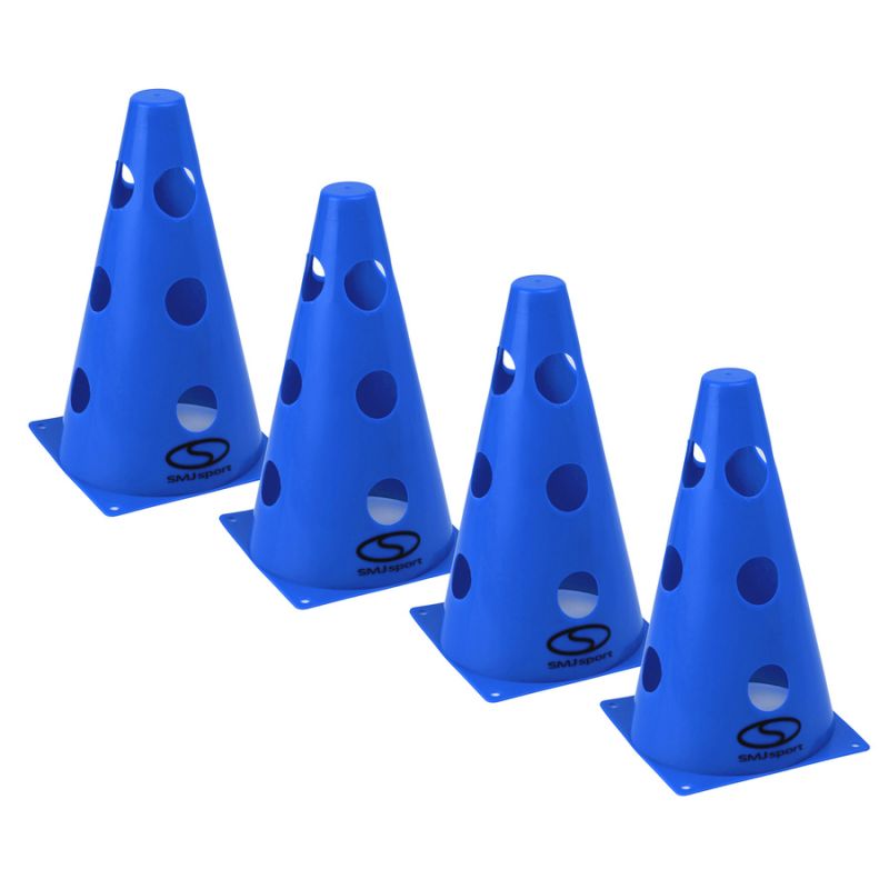 Set of 4 training cones - 23 cm blue / PT4-12WH-B kék edzéssegítő