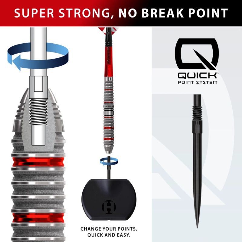 Harrows DAMON HETA SERIES 4 90% steeltip darts Egyéb