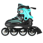 Nils Extreme Nh18190 2in1 Roller Skates Black-Blue Size M (34-38) With Replaceable Hockey Blade kék görkorcsolya