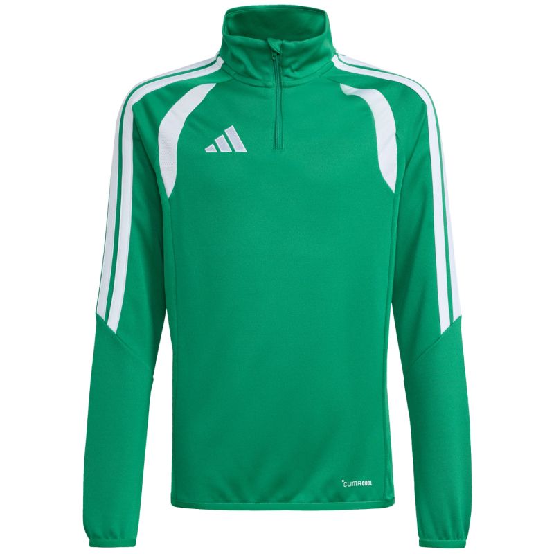 adidas Tiro 26 League Training Top green and white kids' sweatshirt JY7160 104cm pulóver