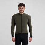 Rogelli SIGNATURE long sleeve t-shirt green zöld póló