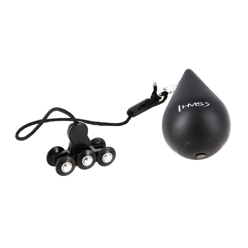 HMS HHW01 hula hoop with studs and weight, black fekete póló 17-44-521