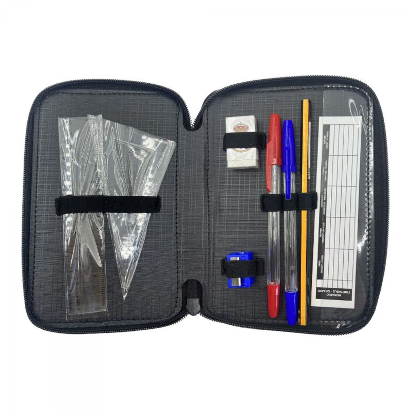 Real Madrid pencil case with equipment 44 pcs