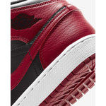 AIR Jordan 1 Mid Banned GS retro - fekete cipő