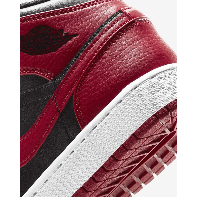 AIR Jordan 1 Mid Banned GS retro - fekete cipő