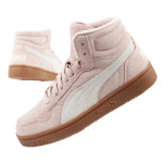 Puma Reb-L Mid women's sports powder ankle boots for winter rózsaszín utcai cipő