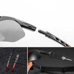 Rockbros 10143 photochromic UV400 cycling glasses - black czarny glasses, training equipment