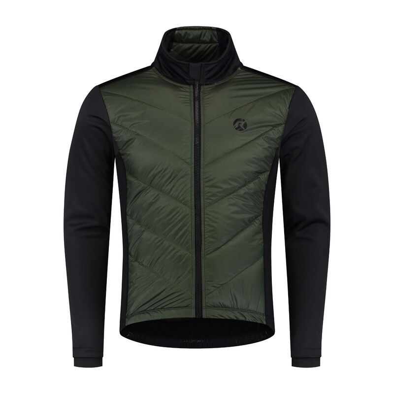 Rogelli WADDED II winter green- fekete dzseki
