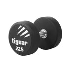 Tiguar PU dumbbell 22.5 kg fekete edzőfelszerelés TI-WHPU0225