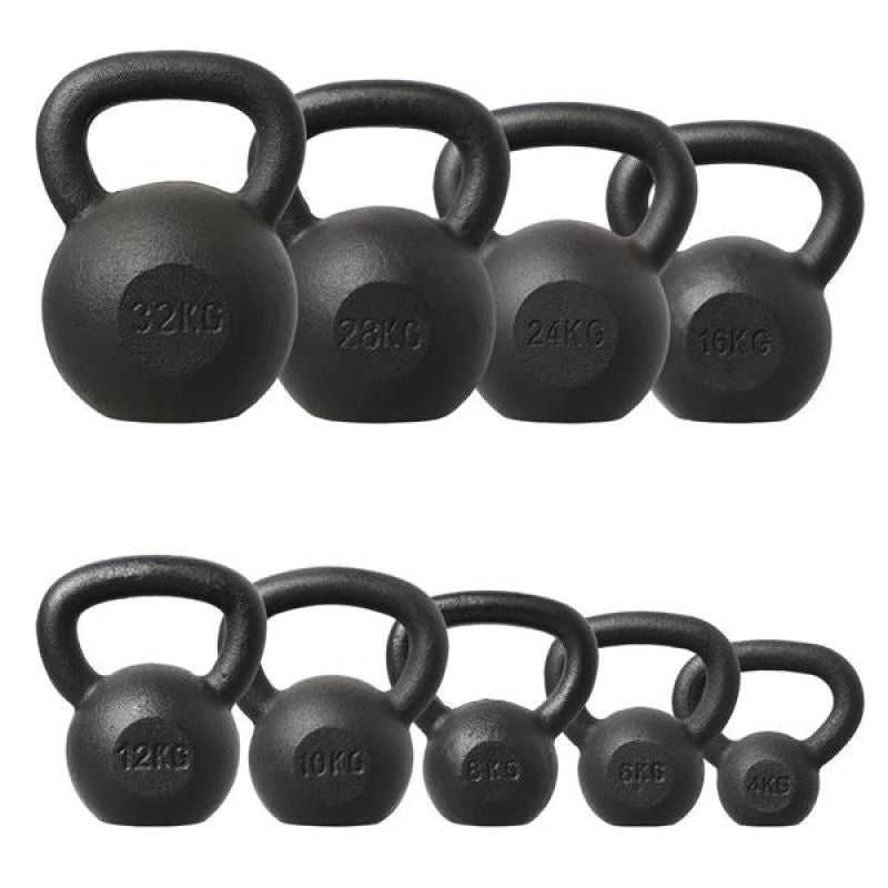 HMS Cast iron kettlebell KZG20 20kg fekete edzőfelszerelés 17-64-015
