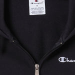 Champion Women's Full Zip Hoodie Sweatshirt Black 118406 KK001 fekete kapucnis pulóver