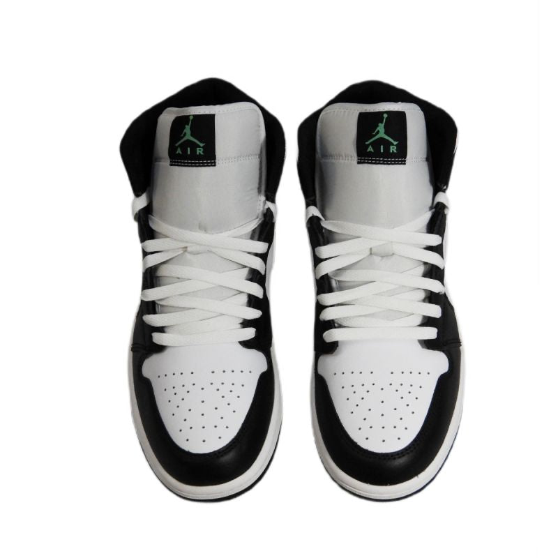 AIR Jordan 1 Mid Green Glow White Men's Sneakers - zöld cipő