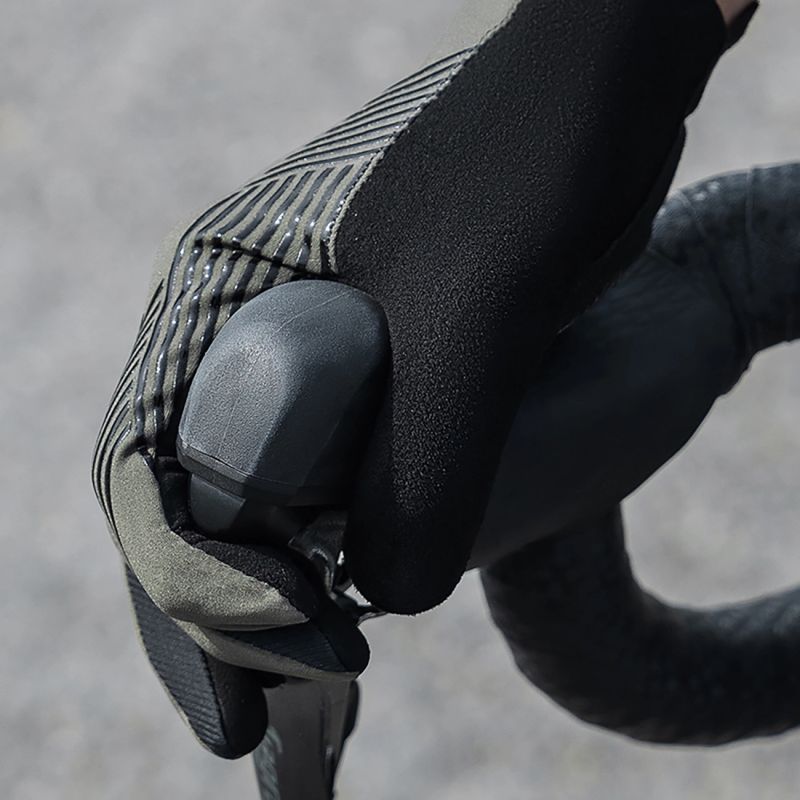 Rockbros cycling gloves spring/summer/autumn, full, size: L - green zielony \ l kesztyű