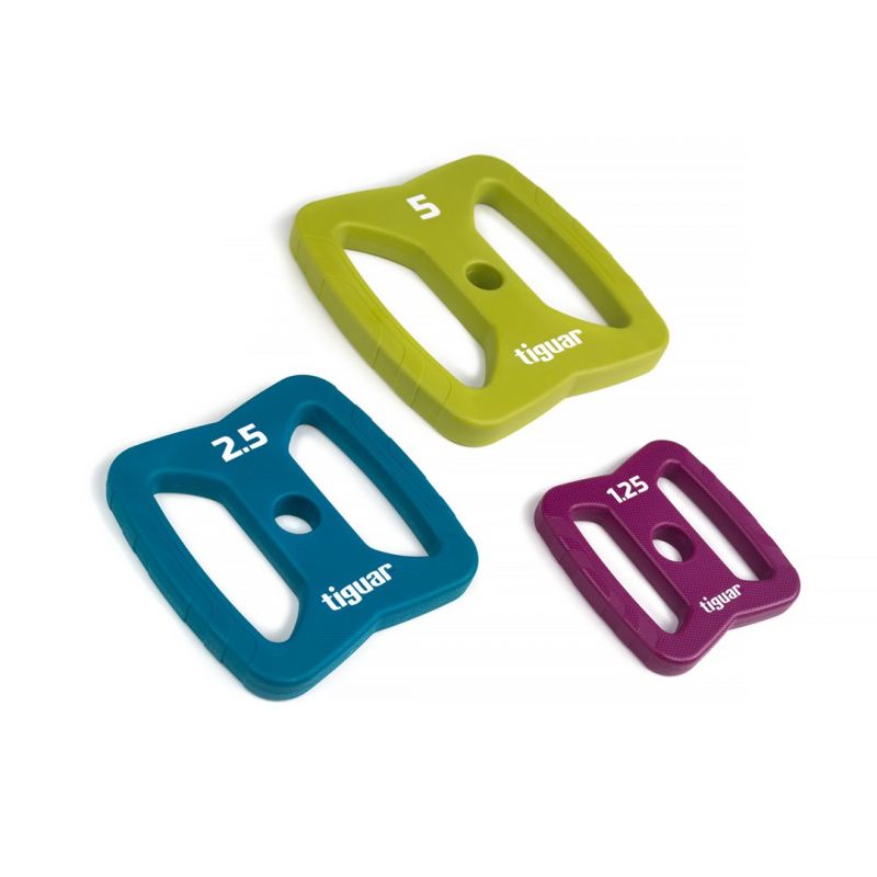 Tiguar powergym butterfly V2 weight set színes edzőfelszerelés TI-PG002/OV2