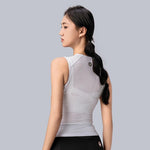 Rockbros Women's Quick-Dry Sleeveless Cycling Jersey M/L - White