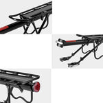 Rockbros Shelves bike rack - rear, seatpost, quick release papucs 5907769384219-211960