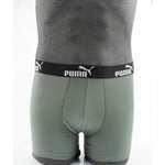 Puma Men's Boxer Briefs 9-Pack Black Gray Khaki Comfortable Cotton Alsónemű szürke