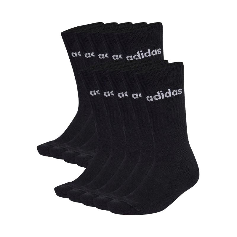 Adidas Cushioned Linear Crew Socks 10 Pairs fekete zokni