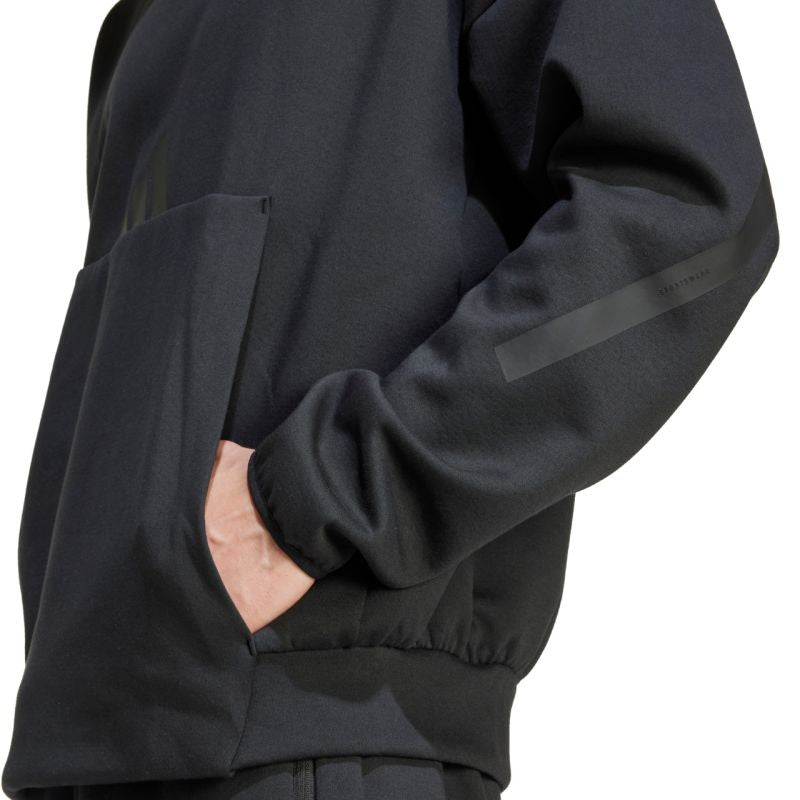 adidas Men's ZNE Hoodie Black JE7537 Ruházat