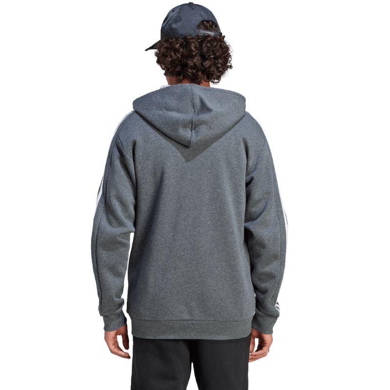 adidas Essentials Fleece 3-Stripes Full-Zip M Sweatshirt IJ6480 Pulóver