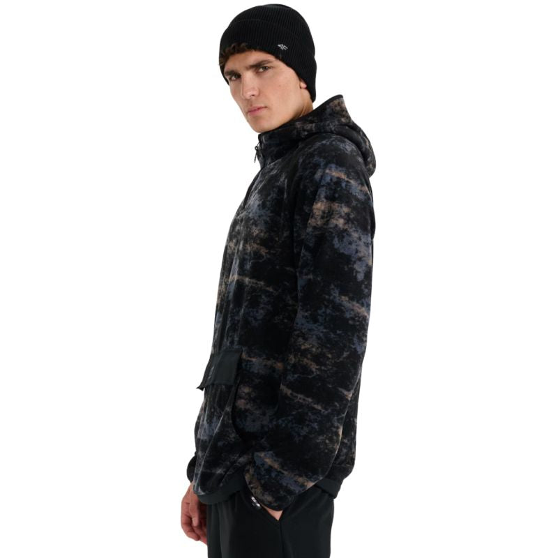 4f Men's fleece sweatshirt M427 multicolor allover 4FWAW25TFLEM427 90A Kiegészítő