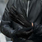 Rockbros cycling gloves spring/summer/autumn, full, size: XL - black czarny \ xl kesztyű