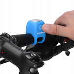 Rockbros electronic bicycle bell - blue