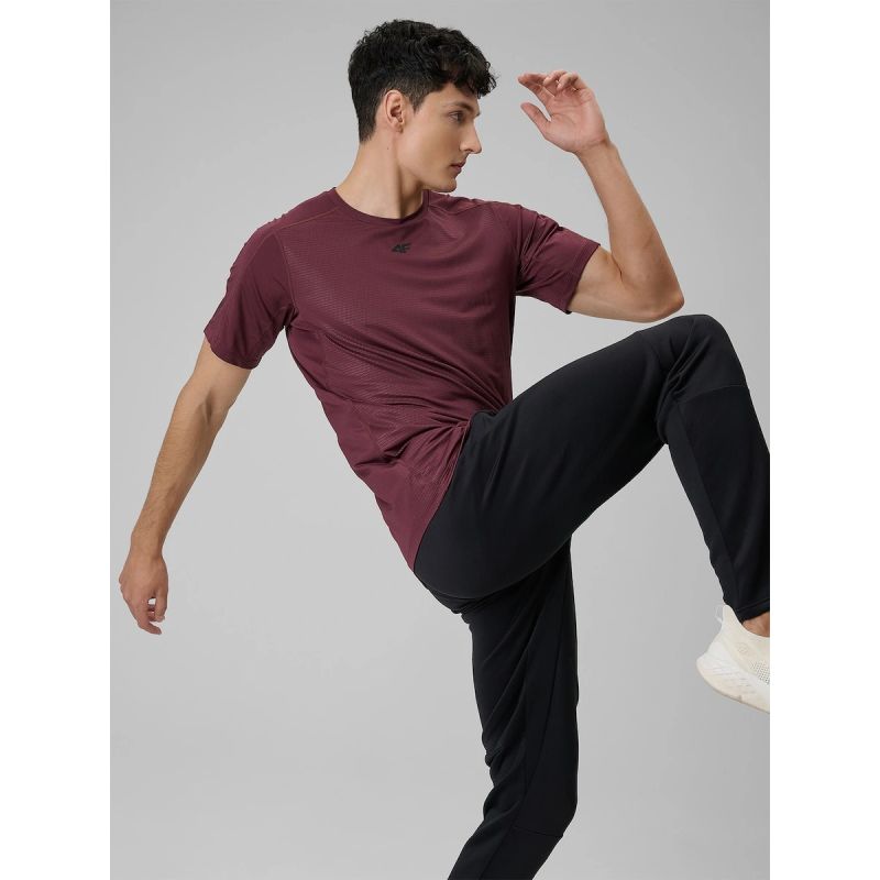 4F Men's quick-drying regular training T-shirt shirts