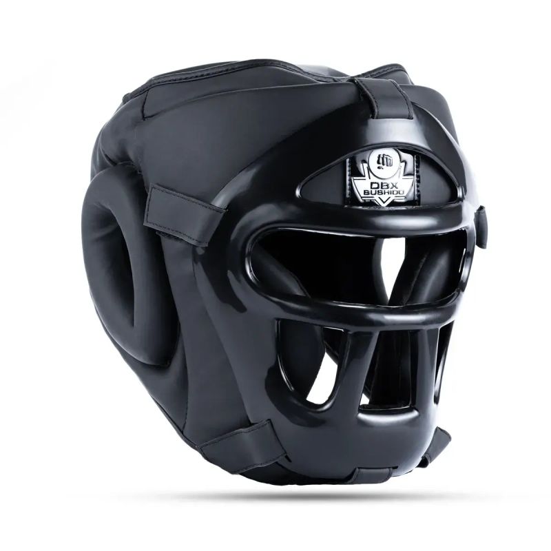 DBX Bushido Boxing helmet with polycarbonate mask - Gladiator helmets, masks, martial arts equipment