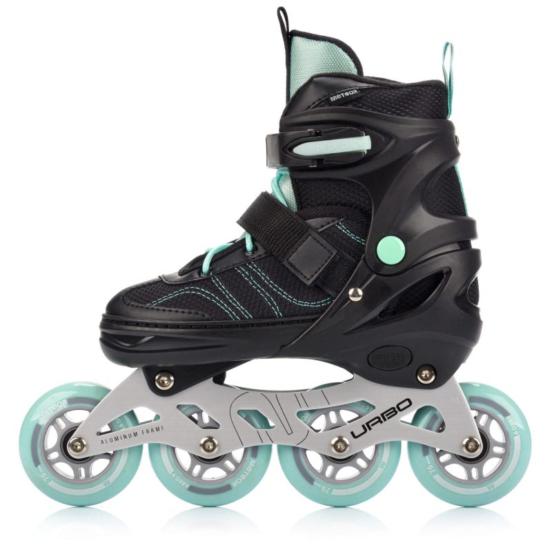 Meteor M 34-37 Urbo Roller Skates Black/Mint