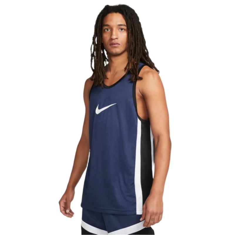 Nike Icon Dri-FIT Basketball Jersey Navy Blue - DV9967-410 sötétkék kosárlabda mez