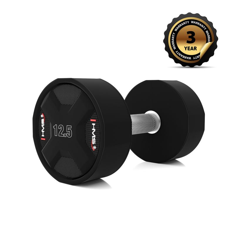 HMS HPC 12.5 KG POLYURETHANE Dumbbell CPU súlyzó 17-66-194