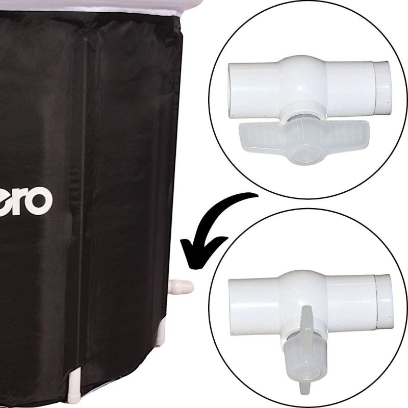 Enero WARM SWIMMING POOL ICE BATH fekete furniture