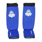 DBX Bushido Flexible Shin Guards - Shinrage Blue kék protectors and knee pads