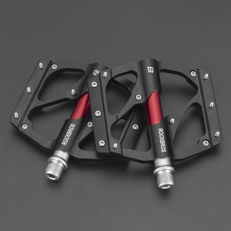 Rockbros 2020-12BBK Platform Aluminum Bicycle Pedals - Black